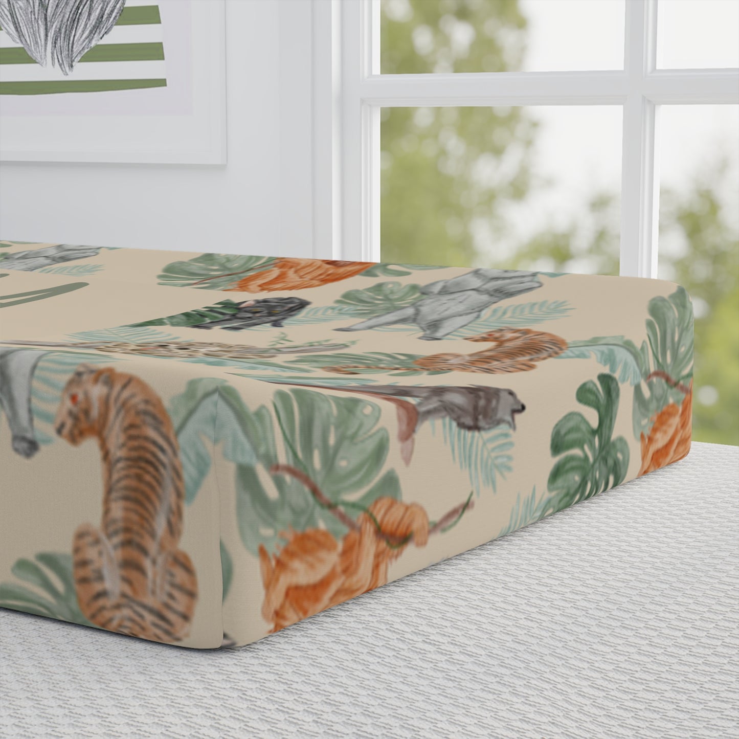 Bear Necessities Changing Pad Cover (INCLUDE CUSTOM NAME & FONT OPTION IN NOTES AT CHECKOUT)