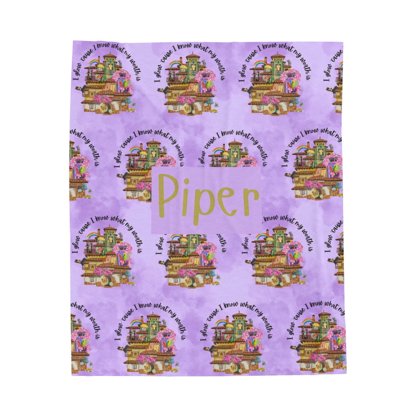 Miracle Velveteen Plush Blanket (INCLUDE CUSTOM NAME & FONT OPTION IN NOTES AT CHECKOUT)