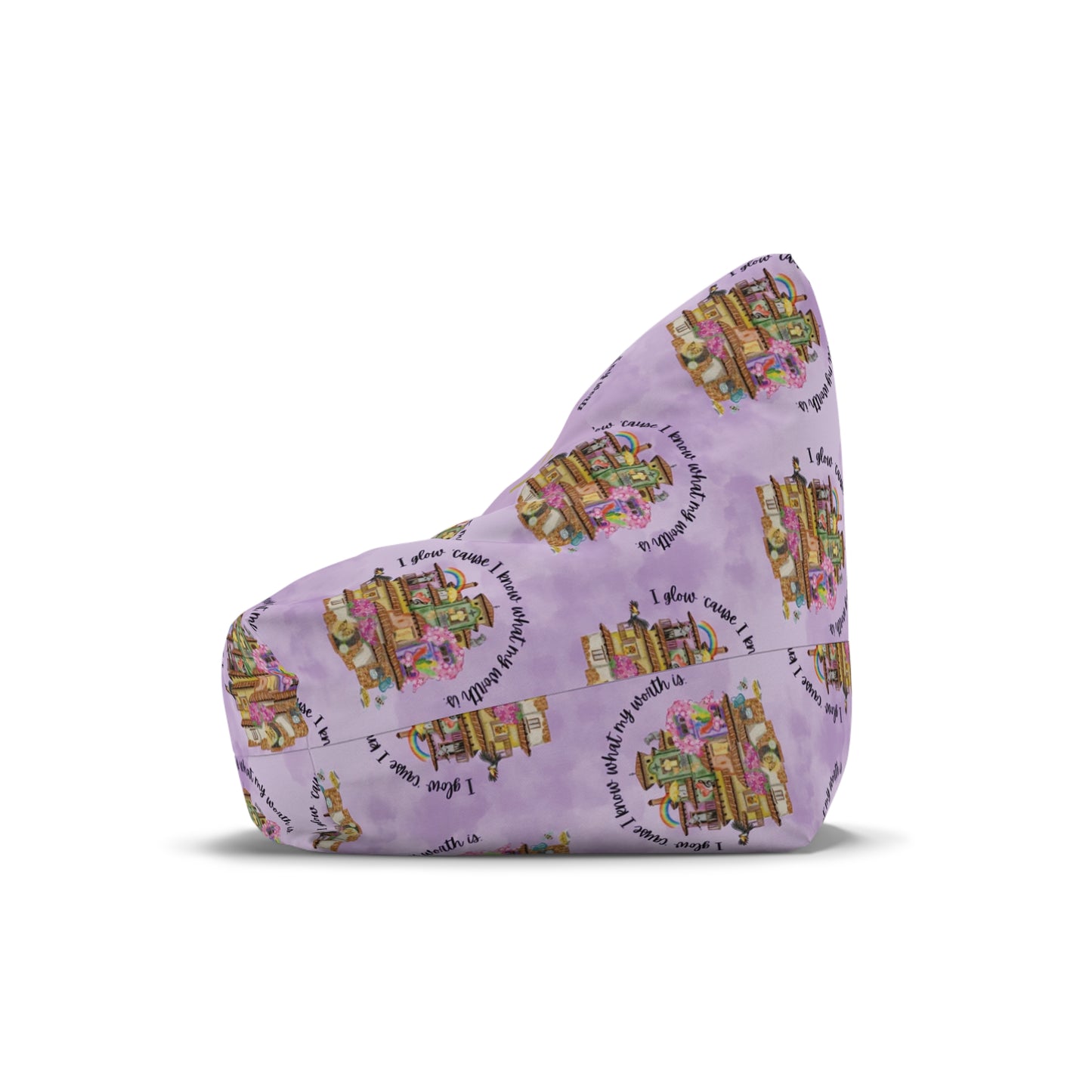 Miracle Bean Bag Chair Cover (INCLUDE CUSTOM NAME & FONT OPTION IN NOTES AT CHECKOUT)