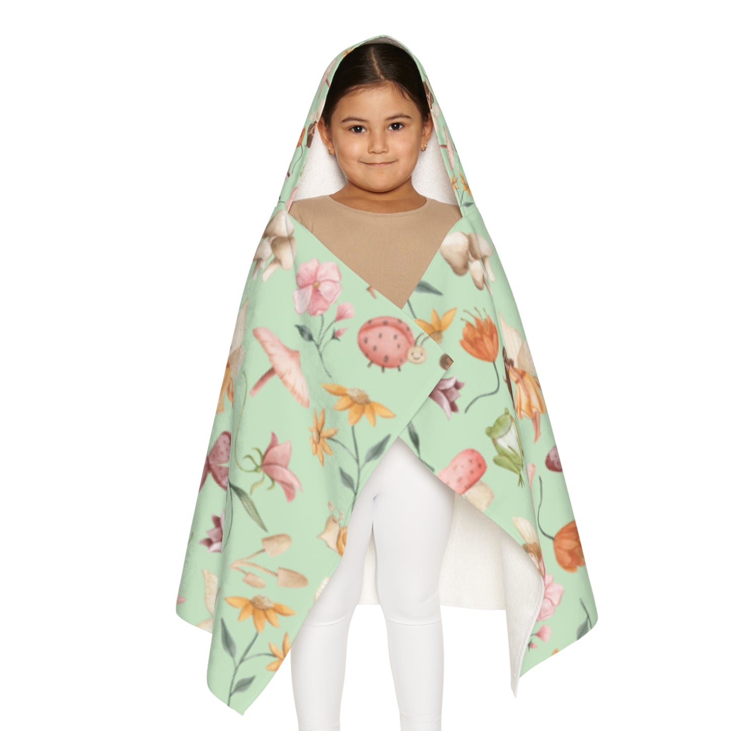 Whitton’s Fairy Garden Youth Hooded Towel (INCLUDE CUSTOM NAME & FONT OPTION IN NOTES AT CHECKOUT)