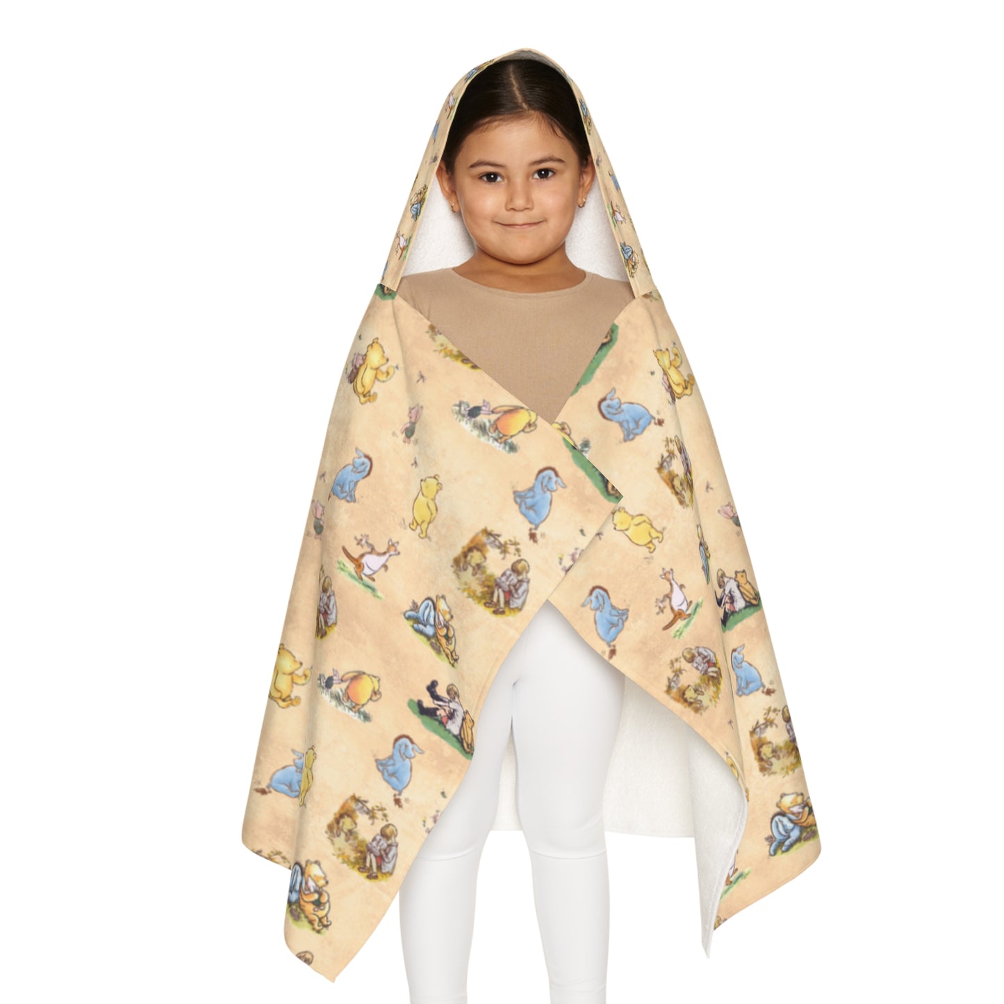 Beary Best Friends Youth Hooded Towel (INCLUDE CUSTOM NAME & FONT OPTION IN NOTES AT CHECKOUT)