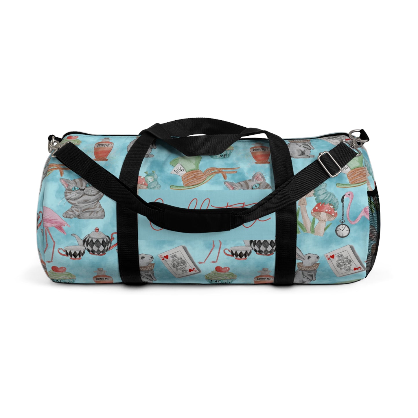 We’re All Mad Here Duffel Bag (INCLUDE CUSTOM NAME & FONT OPTION IN NOTES AT CHECKOUT)