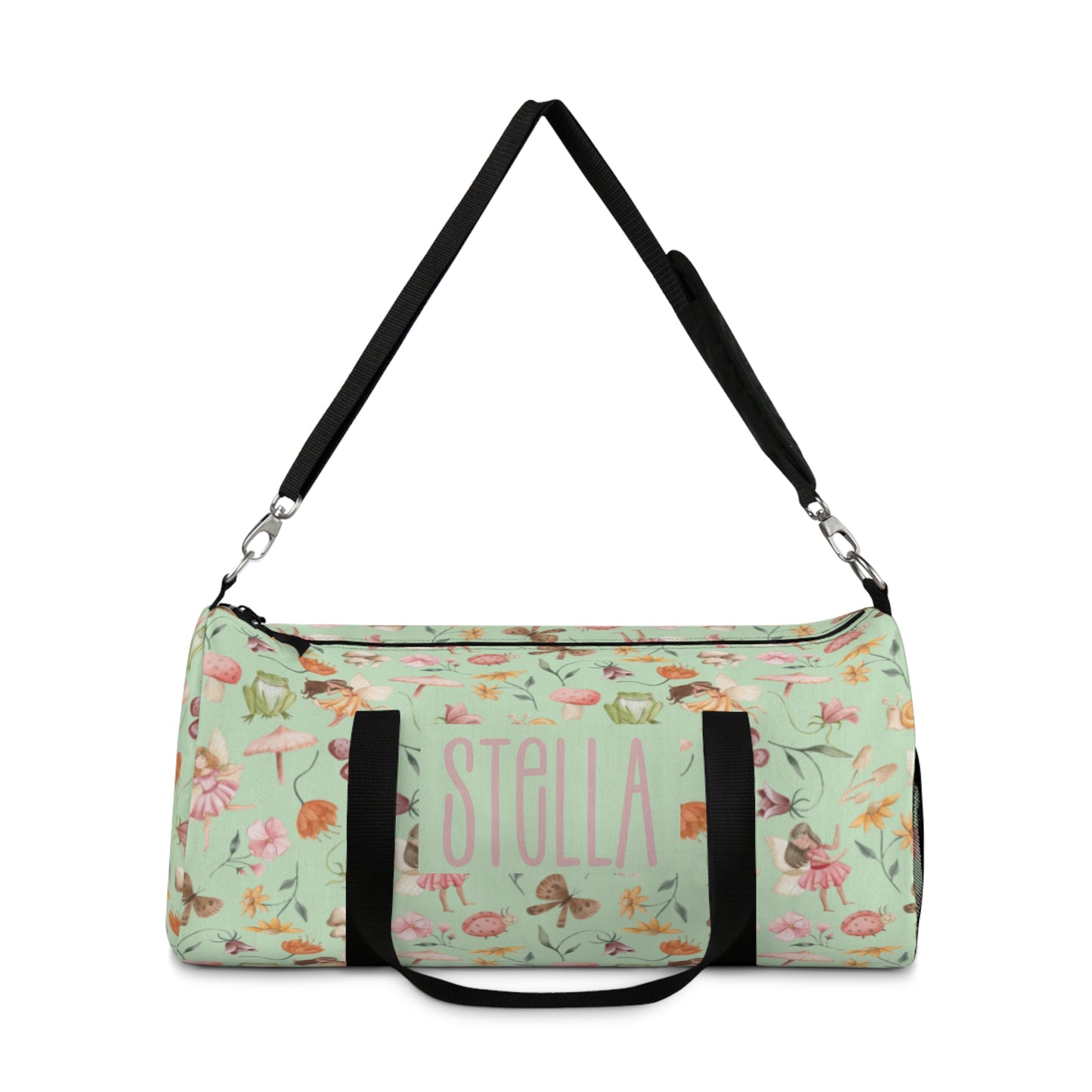Whitton’s Fairy Garden Duffel Bag (INCLUDE CUSTOM NAME & FONT OPTION IN NOTES AT CHECKOUT)