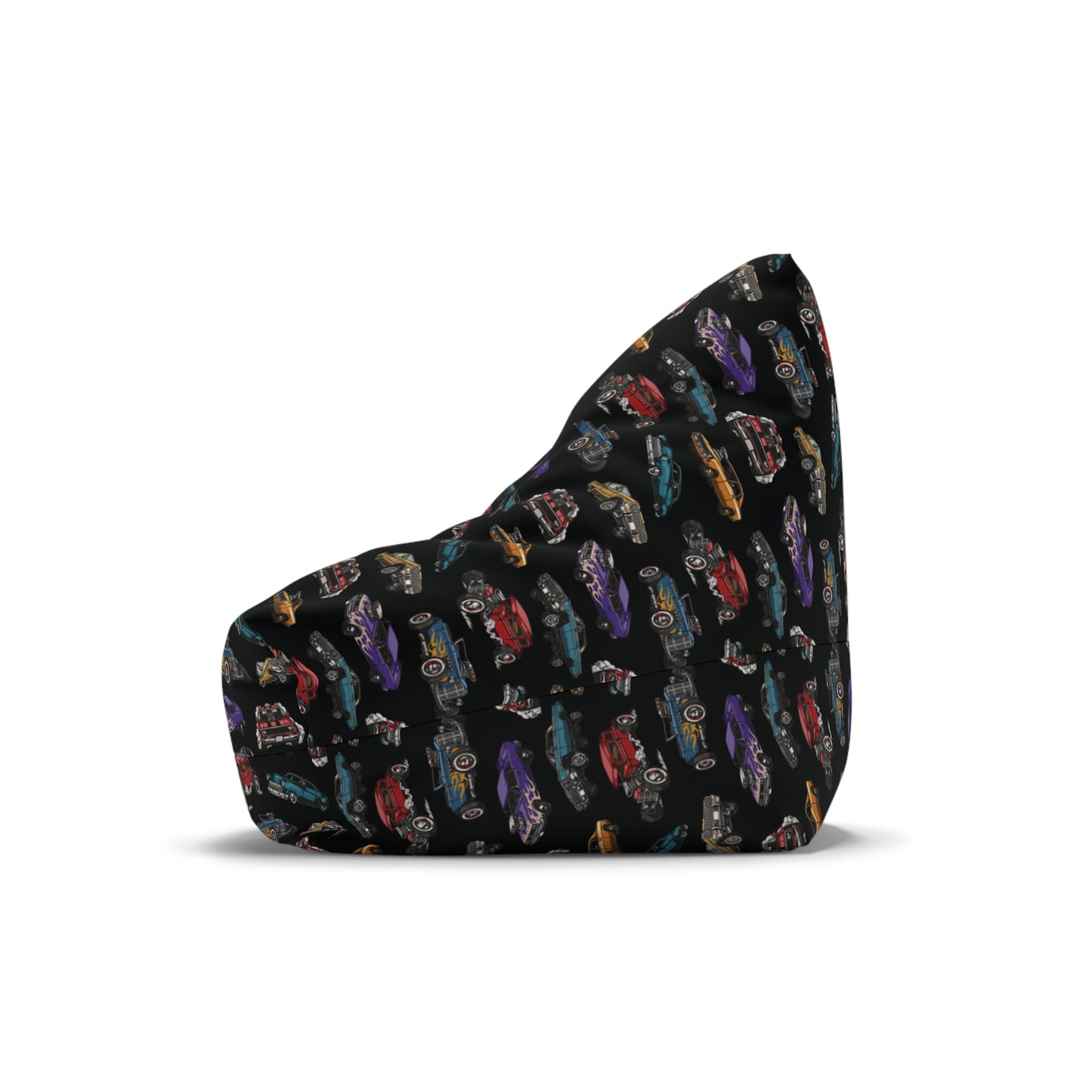 Hotrod Road Bean Bag Chair Cover (INCLUDE CUSTOM NAME & FONT OPTION IN NOTES AT CHECKOUT)