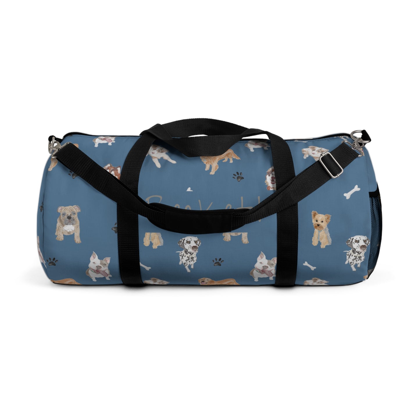 Dog-gone Comfy Duffel Bag (INCLUDE CUSTOM NAME & FONT OPTION IN NOTES AT CHECKOUT)