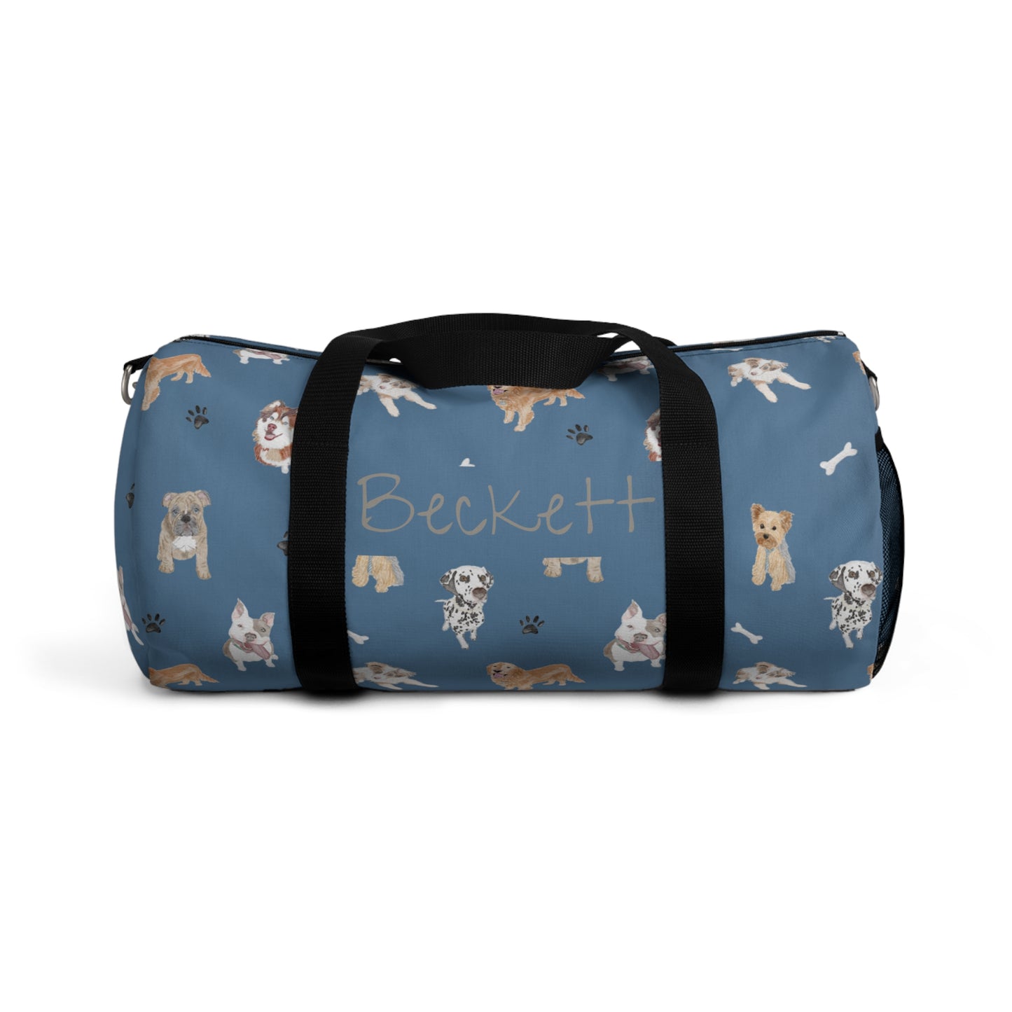Dog-gone Comfy Duffel Bag (INCLUDE CUSTOM NAME & FONT OPTION IN NOTES AT CHECKOUT)