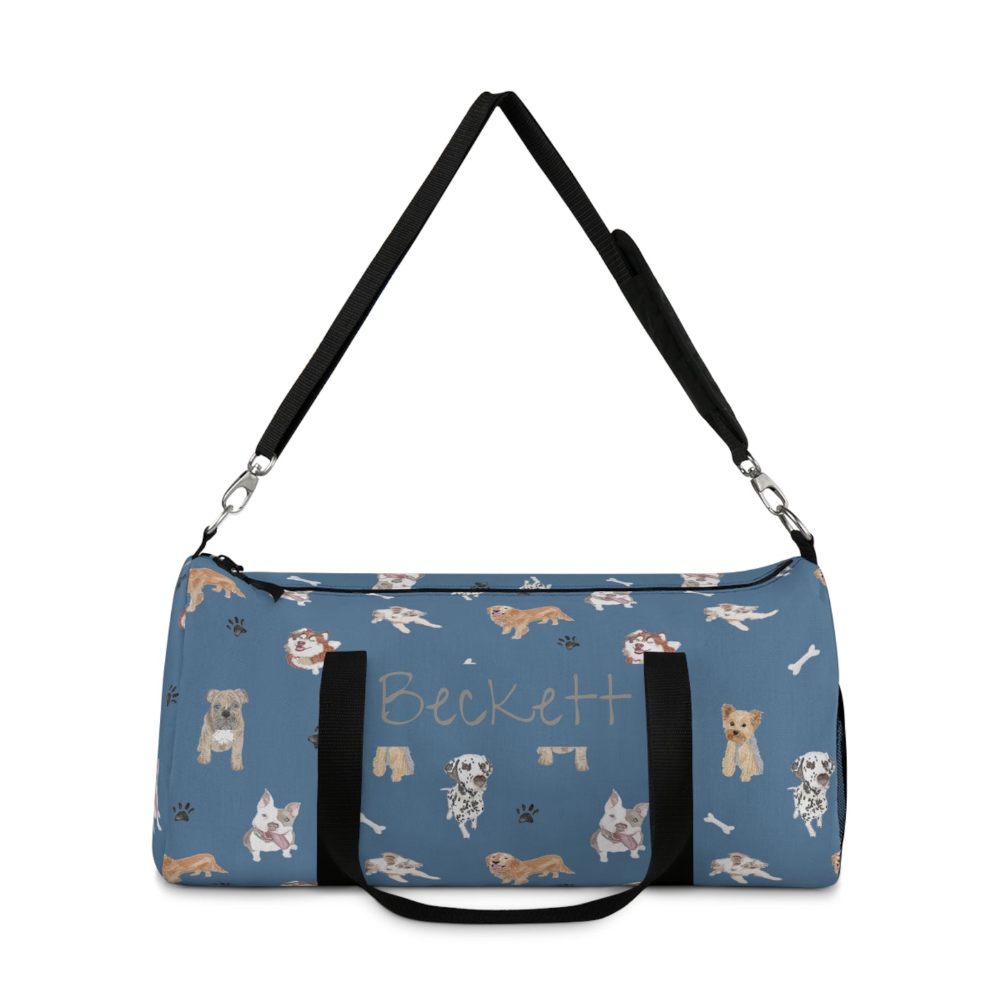 Dog-gone Comfy Duffel Bag (INCLUDE CUSTOM NAME & FONT OPTION IN NOTES AT CHECKOUT)