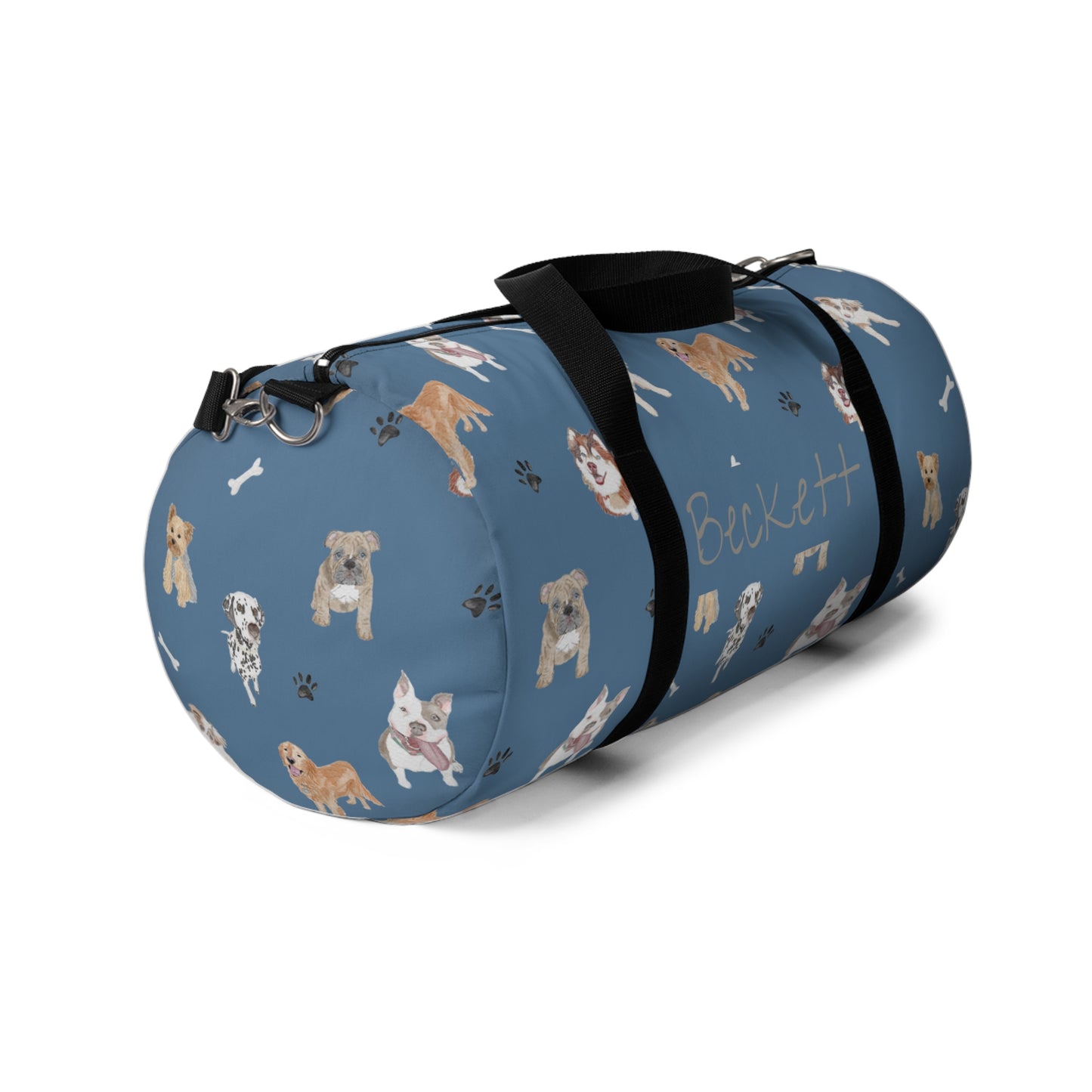 Dog-gone Comfy Duffel Bag (INCLUDE CUSTOM NAME & FONT OPTION IN NOTES AT CHECKOUT)