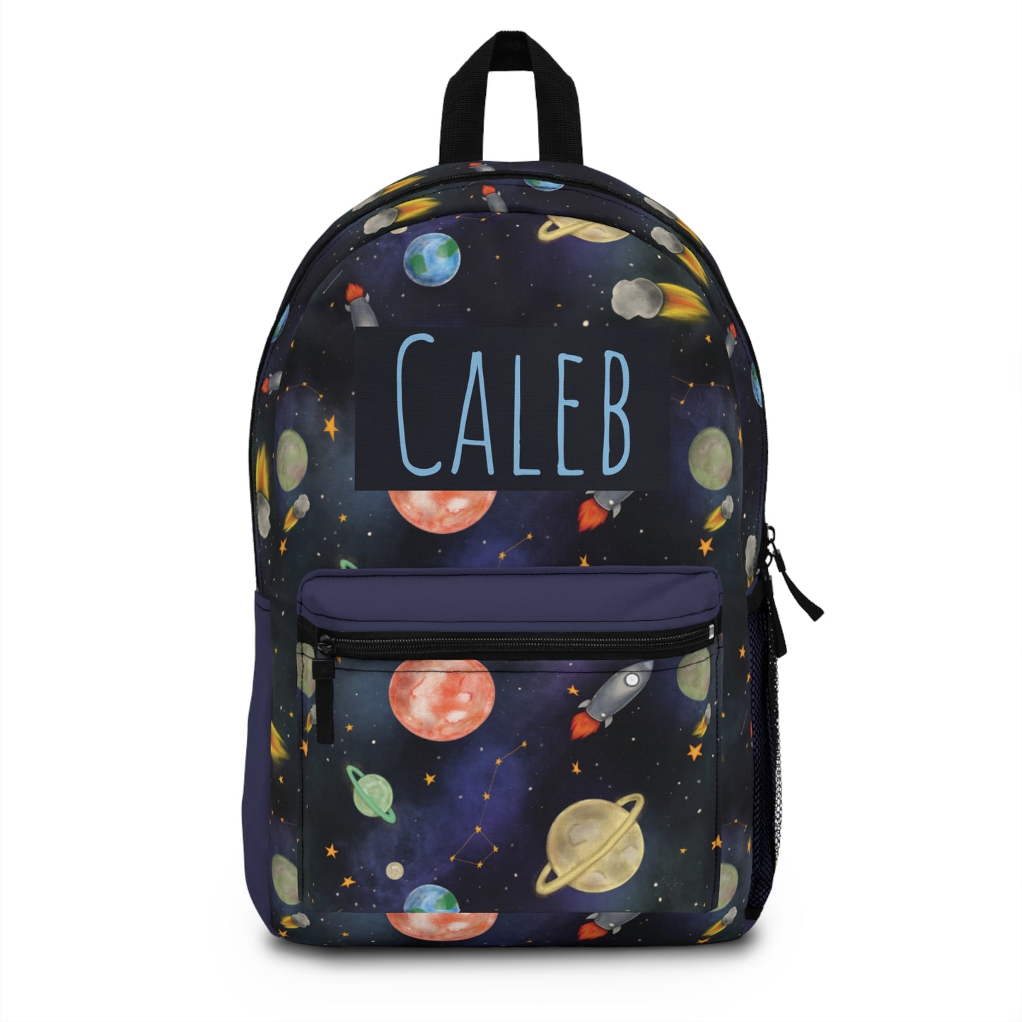 Teddy’s Space Adventure Backpack (INCLUDE CUSTOM NAME & FONT OPTION IN NOTES AT CHECKOUT)