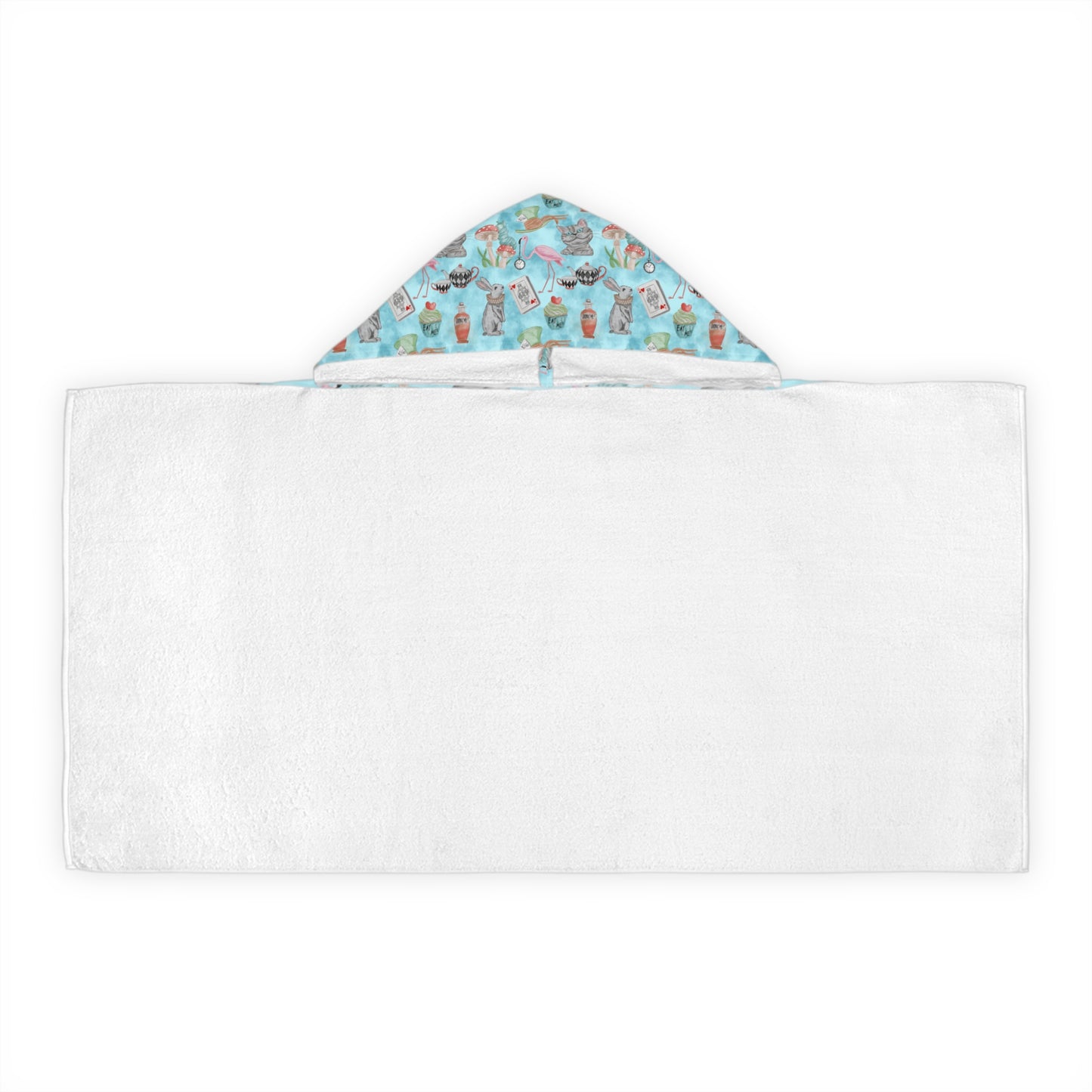 We’re All Mad Here Youth Hooded Towel (INCLUDE CUSTOM NAME & FONT OPTION IN NOTES AT CHECKOUT)