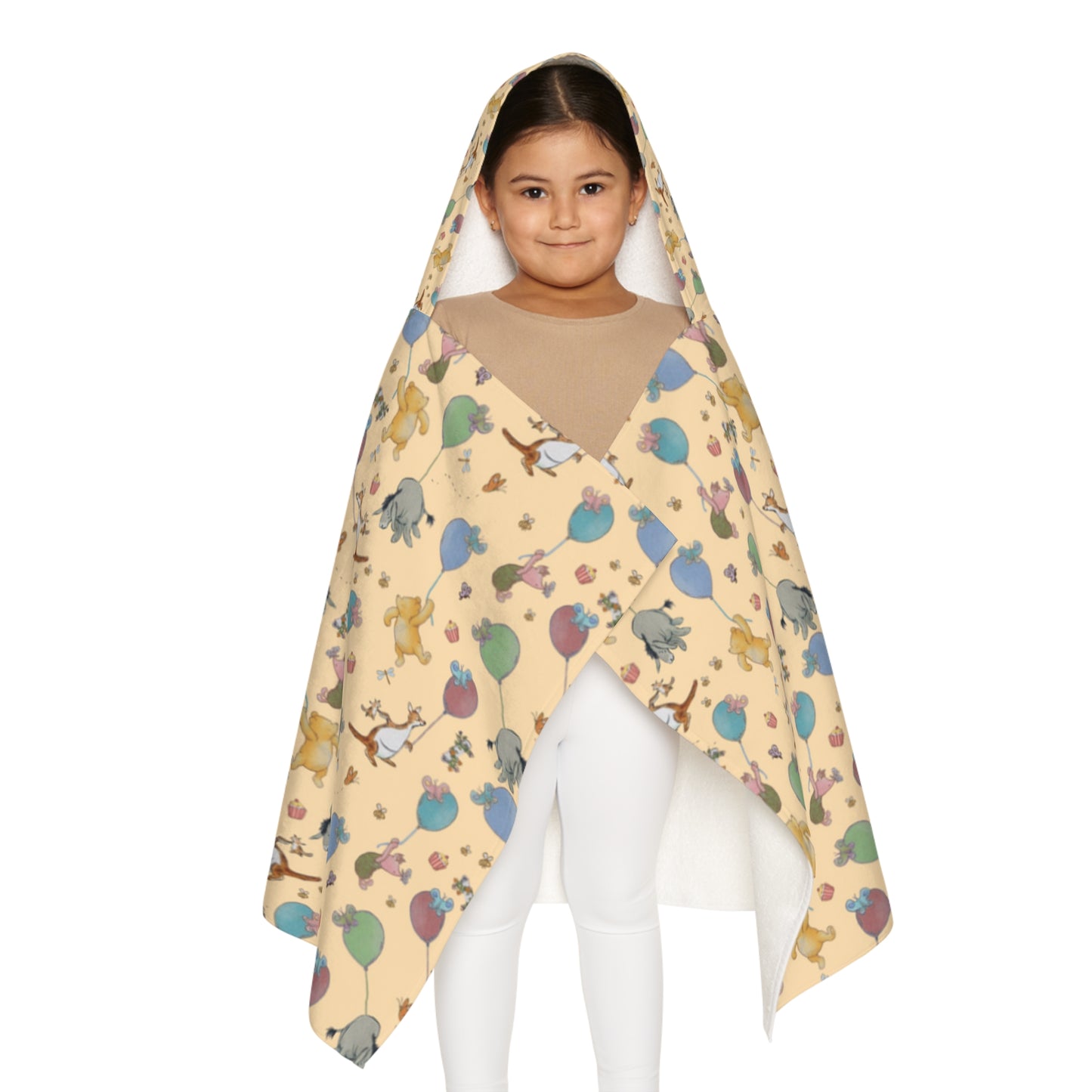 Beary Best Party Youth Hooded Towel (INCLUDE CUSTOM NAME & FONT OPTION IN NOTES AT CHECKOUT)