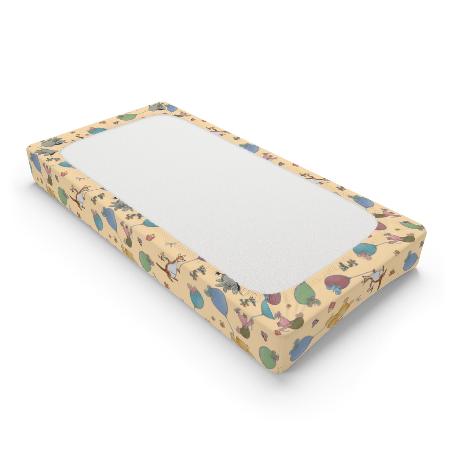 Beary Best Party Changing Pad Cover (INCLUDE CUSTOM NAME & FONT OPTION IN NOTES AT CHECKOUT)