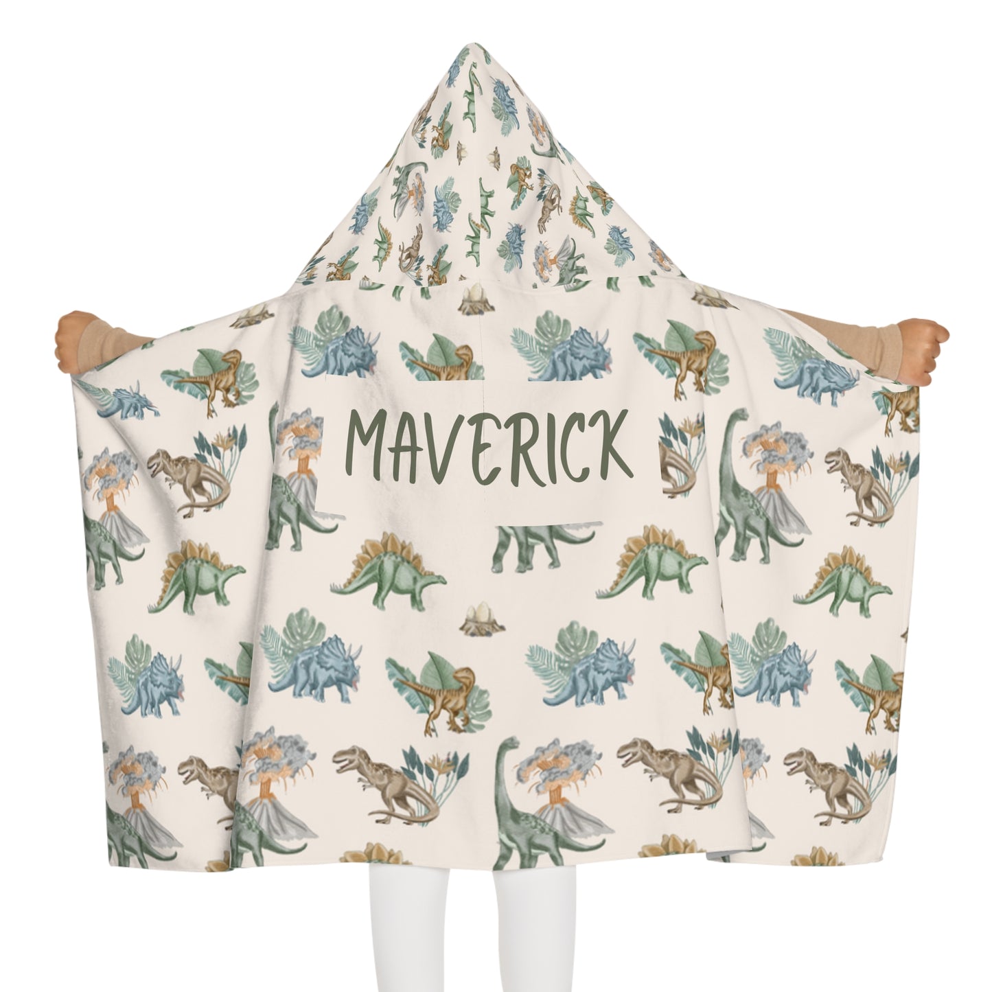 Lost World Youth Hooded Towel (INCLUDE CUSTOM NAME & FONT OPTION IN NOTES AT CHECKOUT)