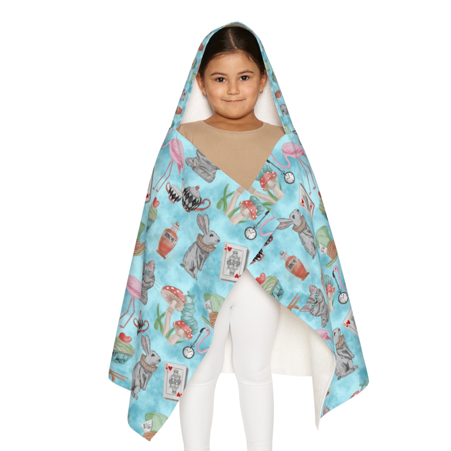 We’re All Mad Here Youth Hooded Towel (INCLUDE CUSTOM NAME & FONT OPTION IN NOTES AT CHECKOUT)