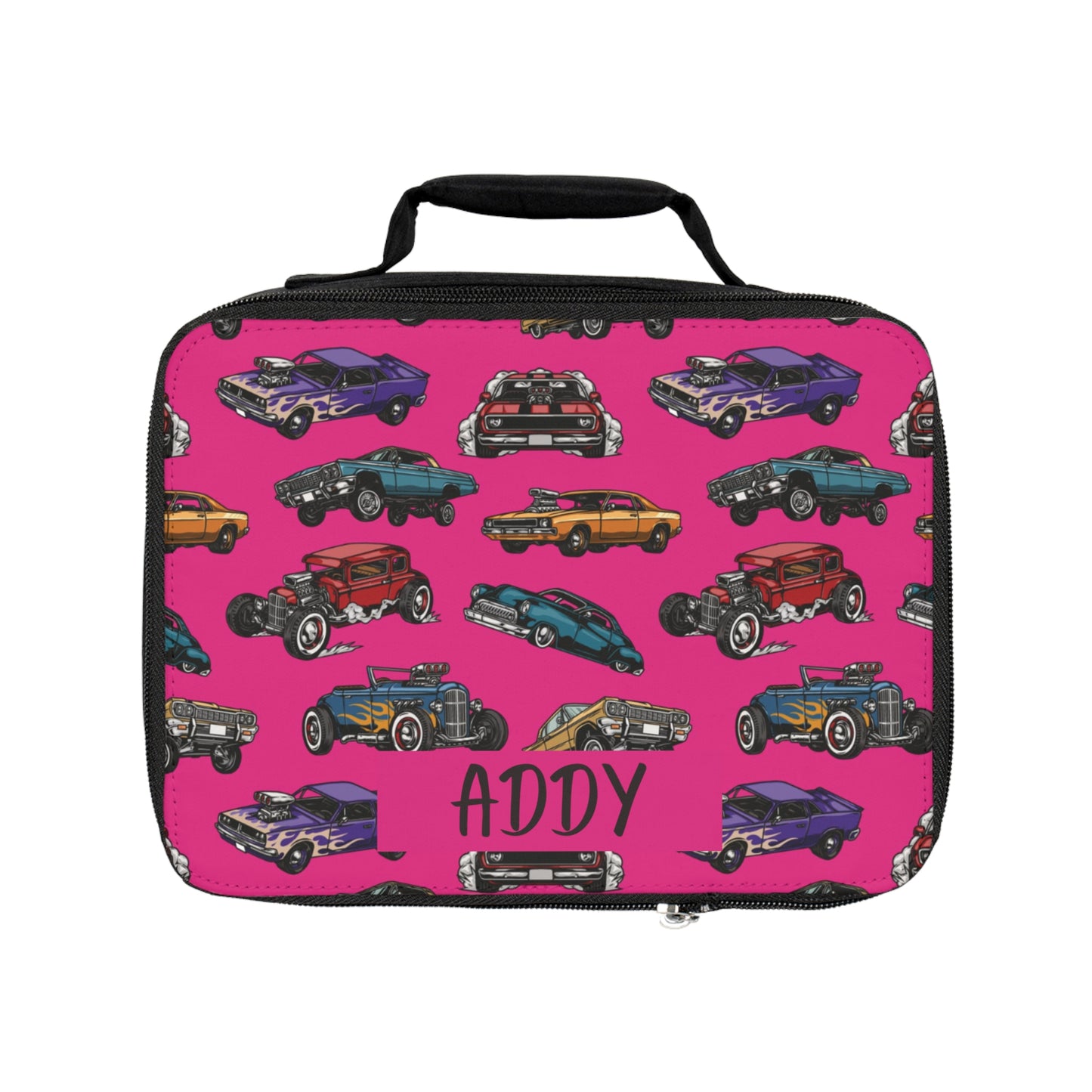 Hotrod Rose Lunch Bag (INCLUDE CUSTOM NAME & FONT OPTION IN NOTES AT CHECKOUT)