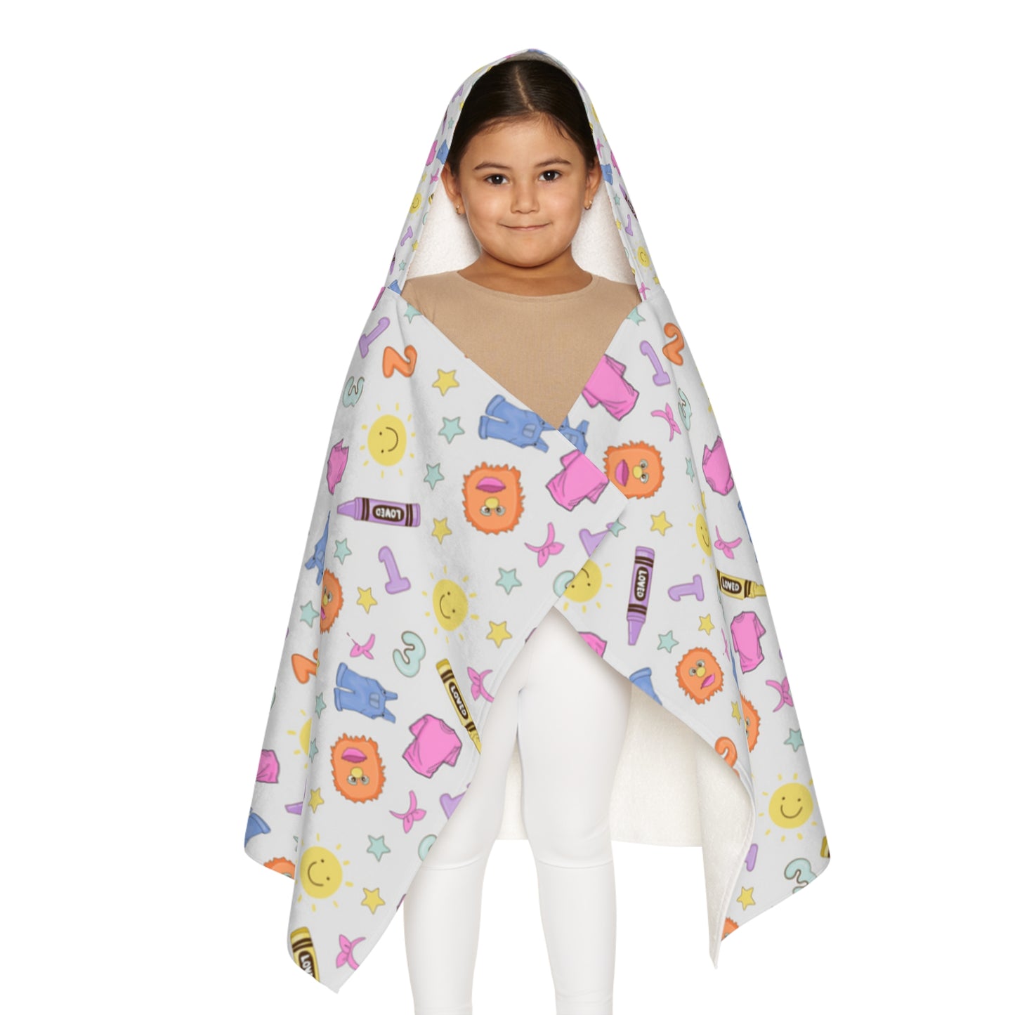 Can You Say Zip-py Youth Hooded Towel (INCLUDE CUSTOM NAME & TEXT OPTION IN NOTES AT CHECKOUT)