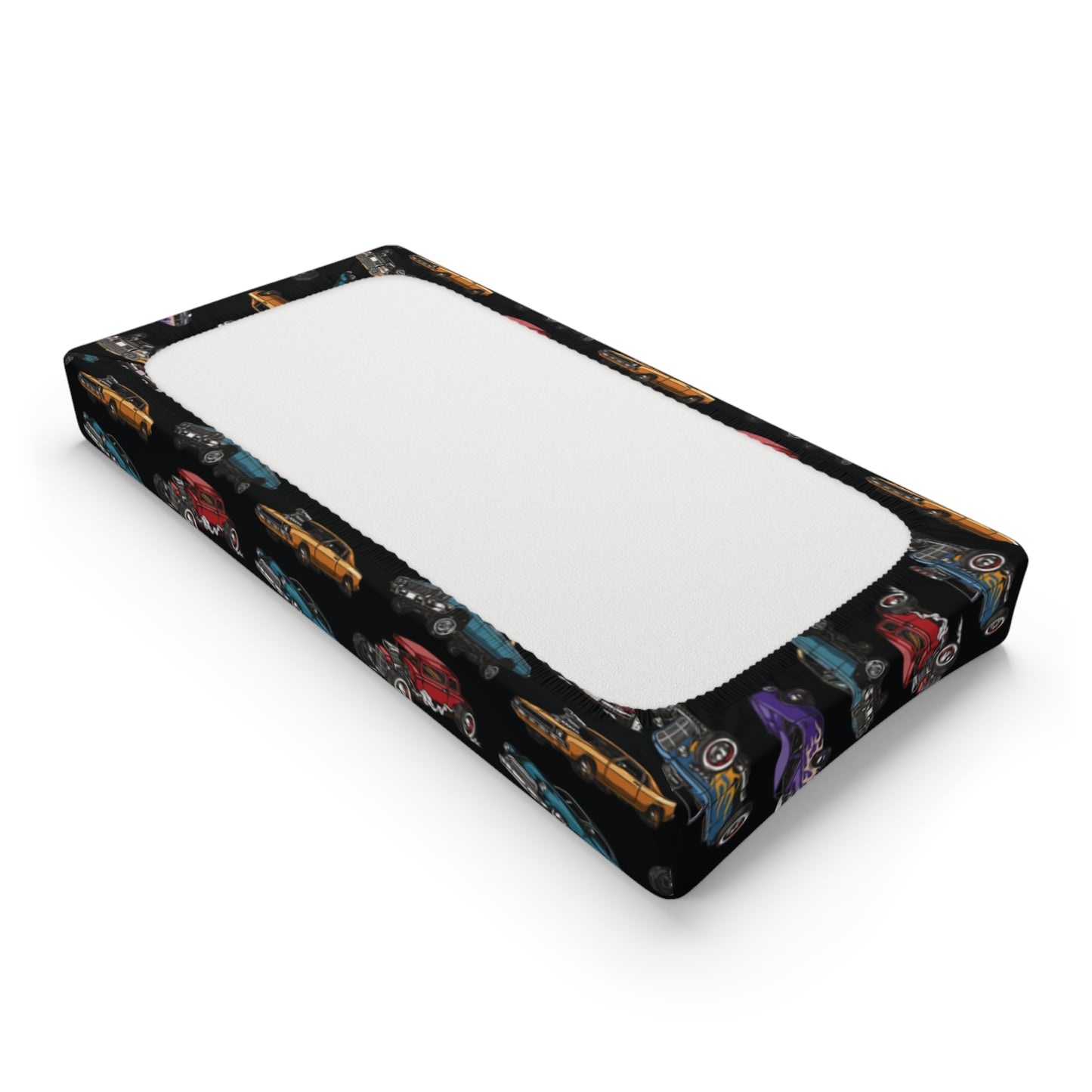 Hotrod Road Changing Pad Cover (INCLUDE CUSTOM NAME & FONT OPTION IN NOTES AT CHECKOUT)