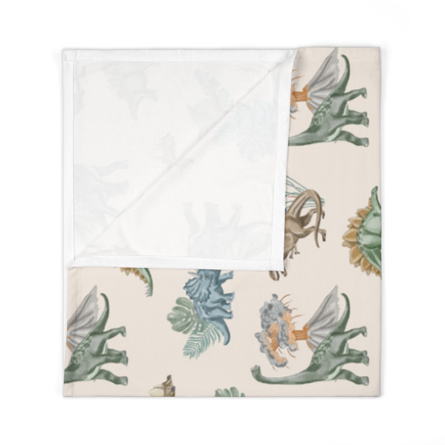 Lost World Swaddle Blanket (INCLUDE CUSTOM NAME & FONT OPTION IN NOTES AT CHECKOUT)