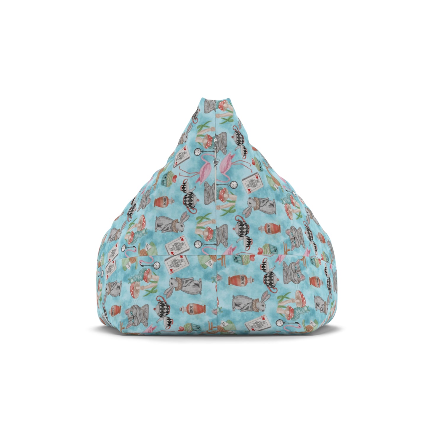 We’re All Mad Here Bean Bag Chair Cover (INCLUDE CUSTOM NAME & FONT OPTION IN NOTES AT CHECKOUT)