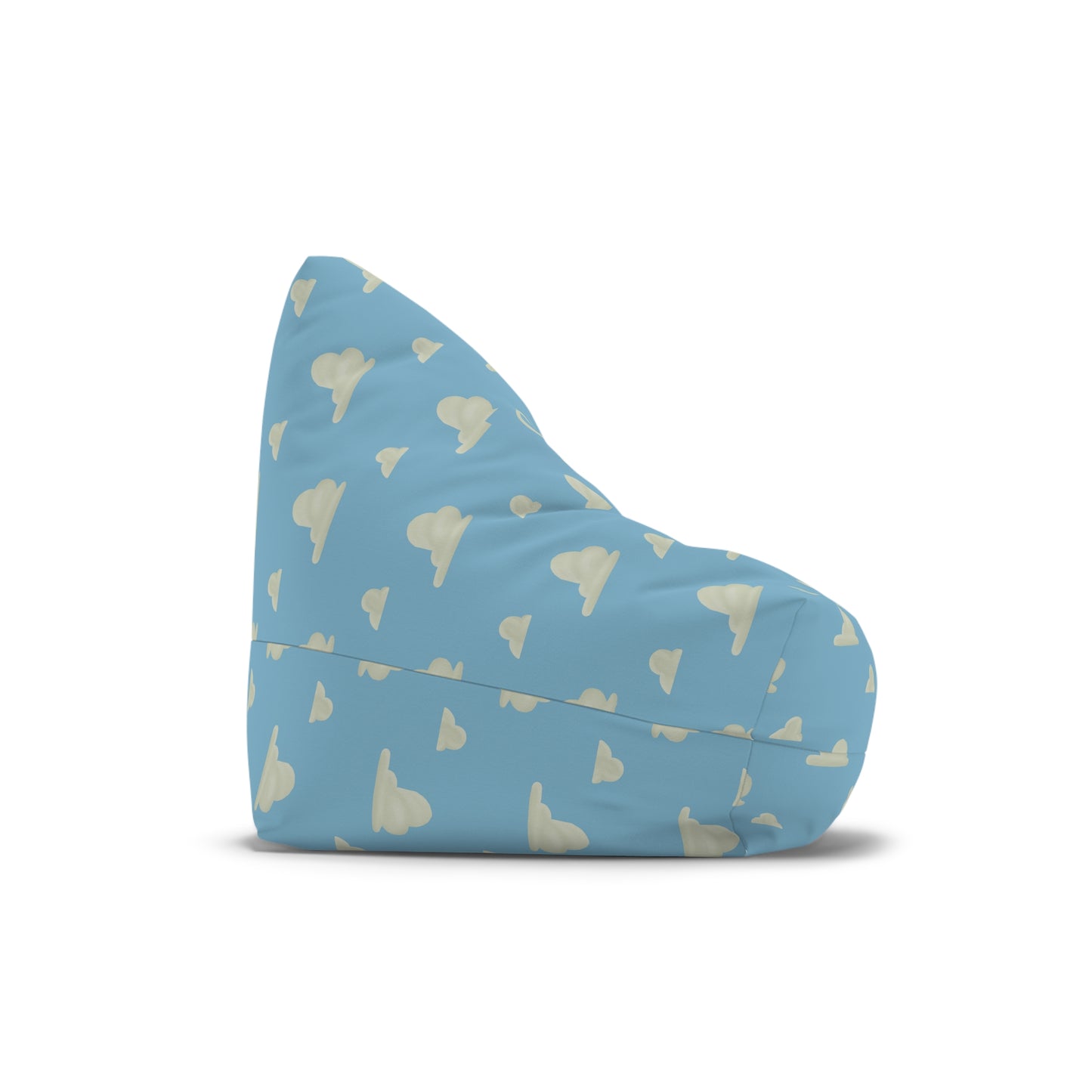 Clouds Bean Bag Chair Cover (INCLUDE CUSTOM NAME & FONT OPTION IN NOTES AT CHECKOUT)