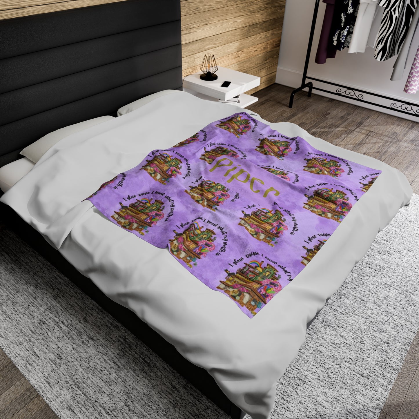 Miracle Velveteen Plush Blanket (INCLUDE CUSTOM NAME & FONT OPTION IN NOTES AT CHECKOUT)