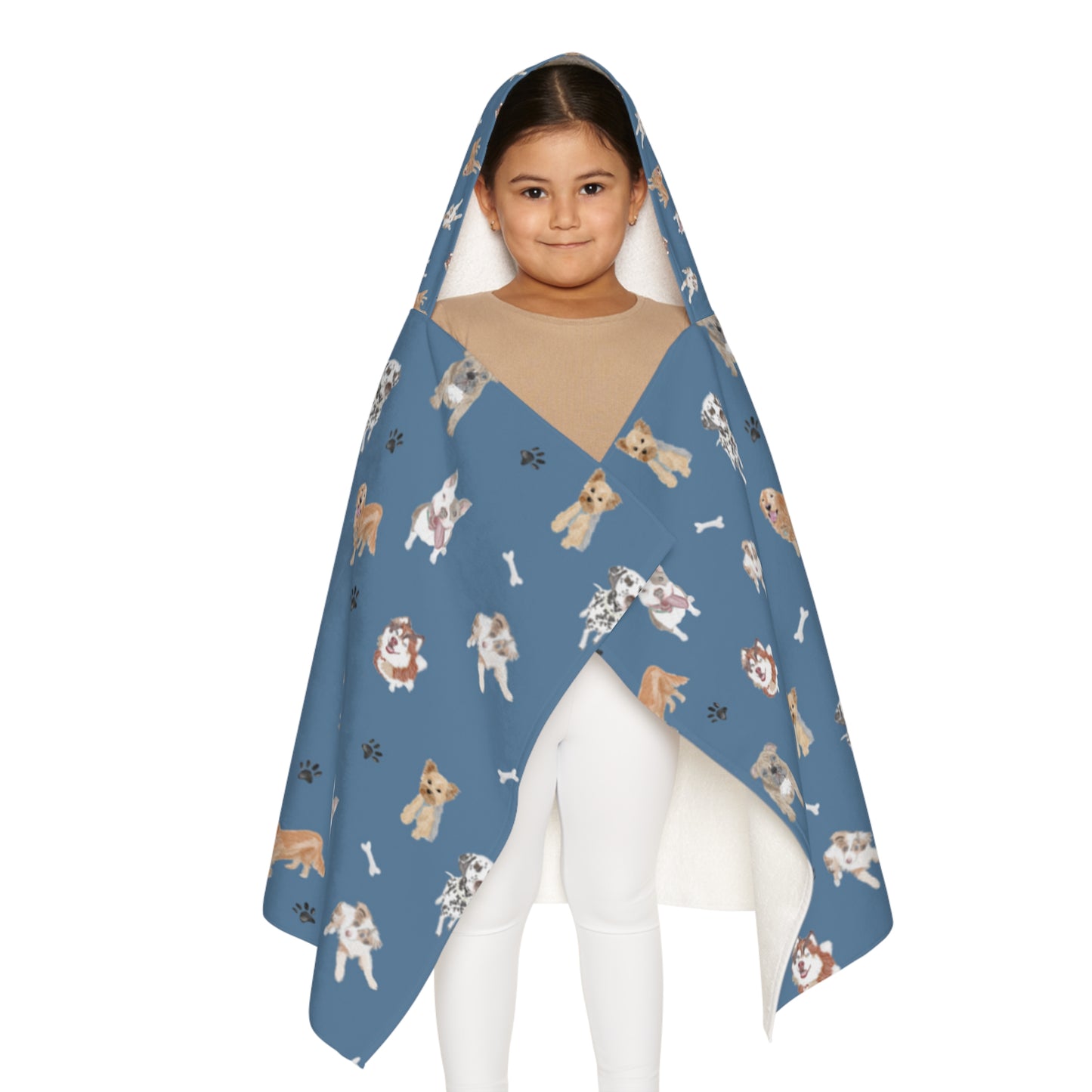Dog-gone Comfy Youth Hooded Towel (INCLUDE CUSTOM NAME & FONT OPTION IN NOTES AT CHECKOUT)