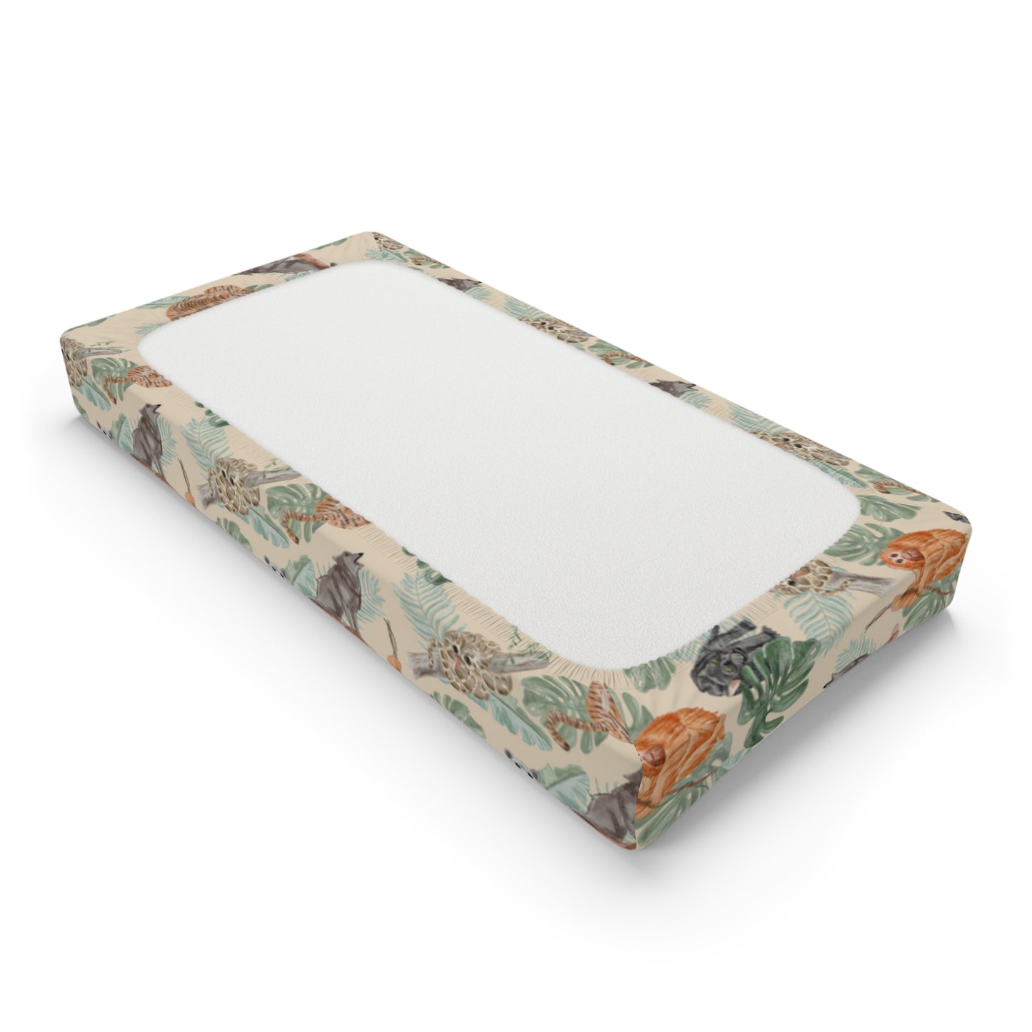 Bear Necessities Changing Pad Cover (INCLUDE CUSTOM NAME & FONT OPTION IN NOTES AT CHECKOUT)