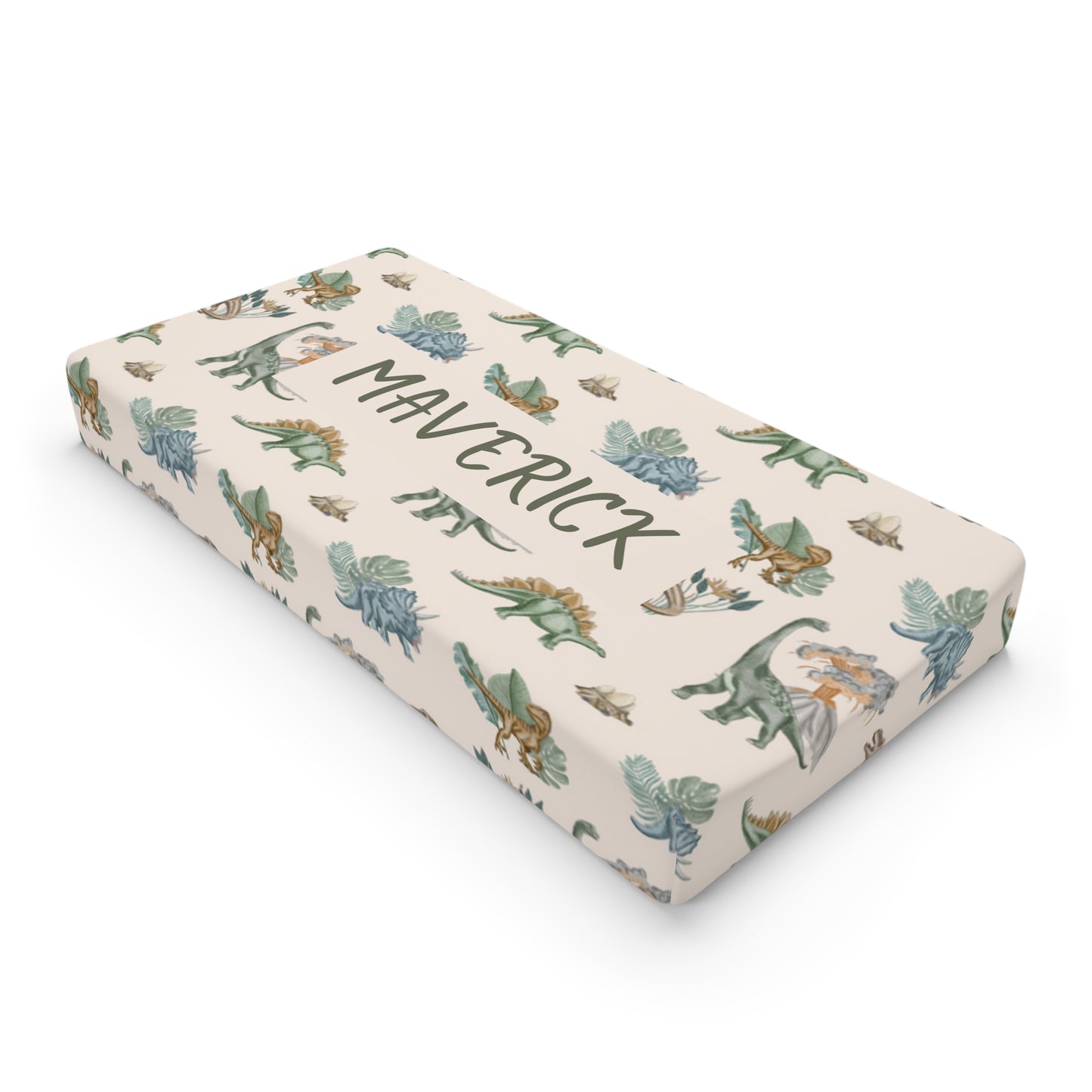 Lost World Changing Pad Cover (INCLUDE CUSTOM NAME & FONT OPTION IN NOTES AT CHECKOUT)