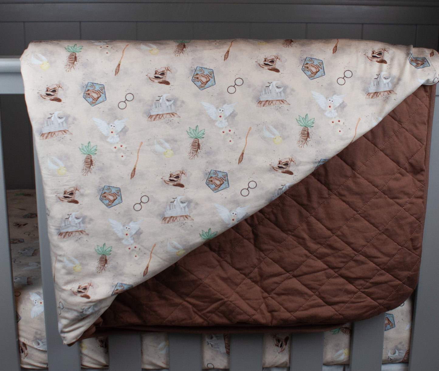 Yer A Wizard Quilted Blanket