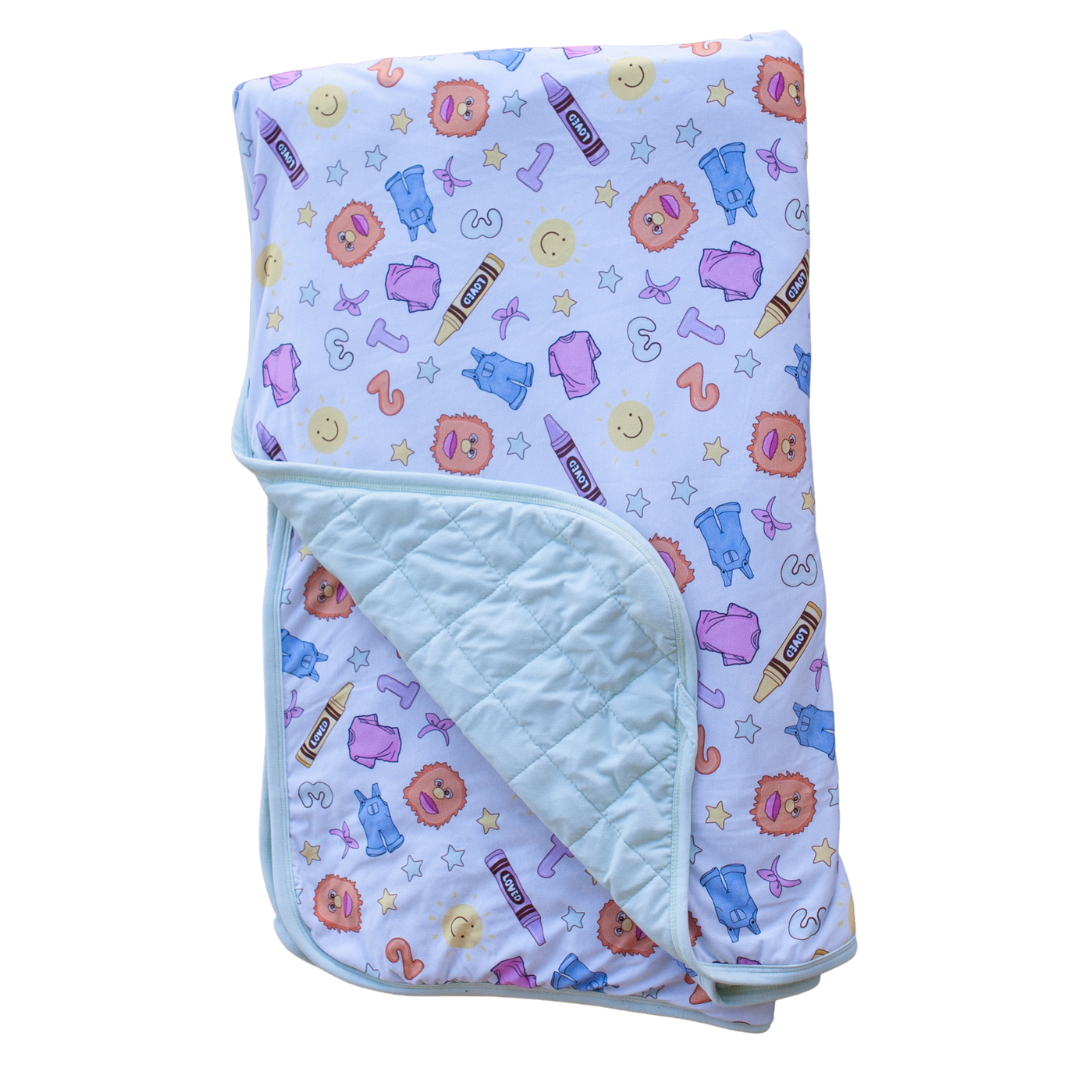 Can you say Zip-py Quilted Blanket