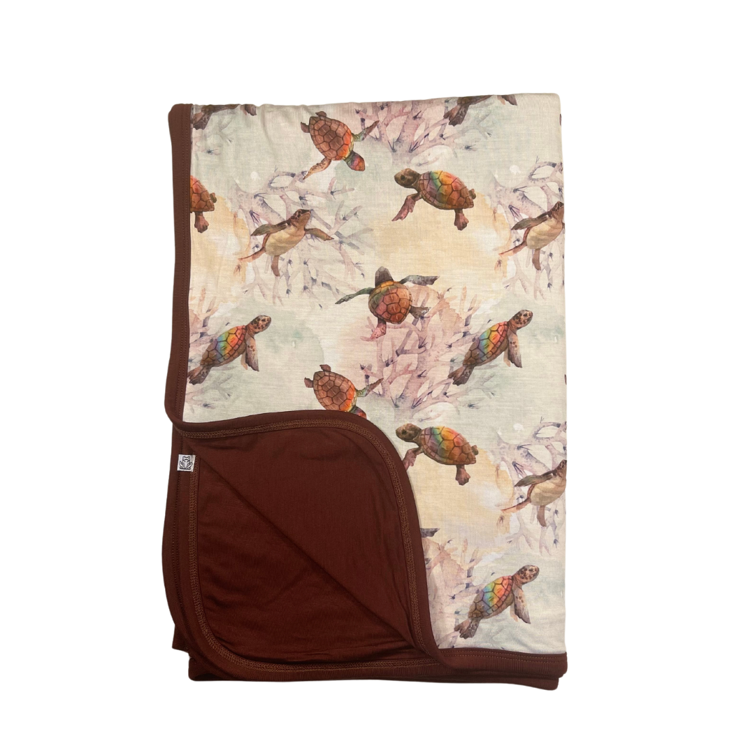 Seas the Rainbow Double-Layer Blanket