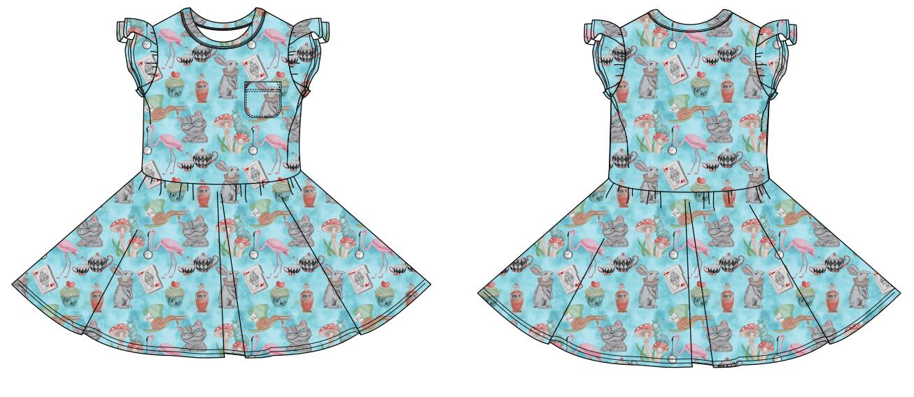 We're All Mad Here Twirl Dress