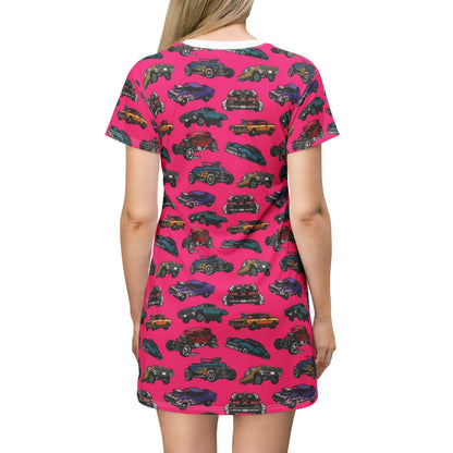 Hotrod Rose T-Shirt Dress