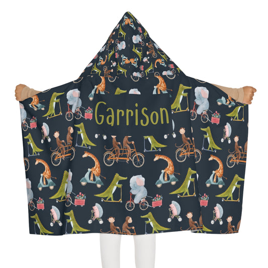 Wild Ride Youth Hooded Towel (INCLUDE CUSTOM NAME & FONT OPTION IN NOTES AT CHECKOUT)