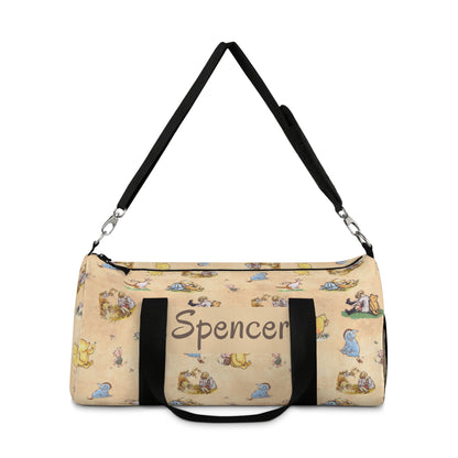 Beary Best Friends Duffel Bag  (INCLUDE CUSTOM NAME & FONT OPTION IN NOTES AT CHECKOUT)