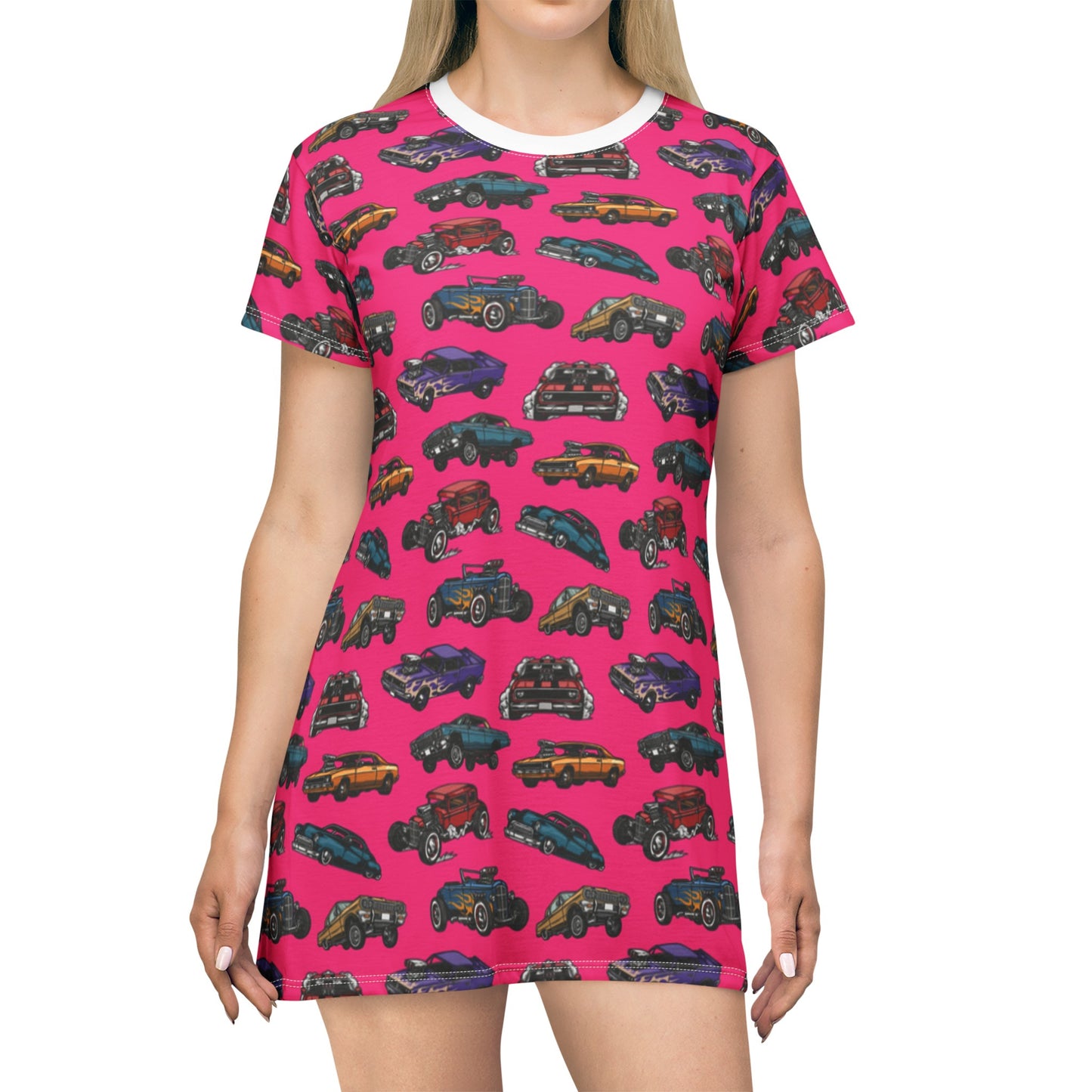 Hotrod Rose T-Shirt Dress