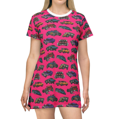 Hotrod Rose T-Shirt Dress