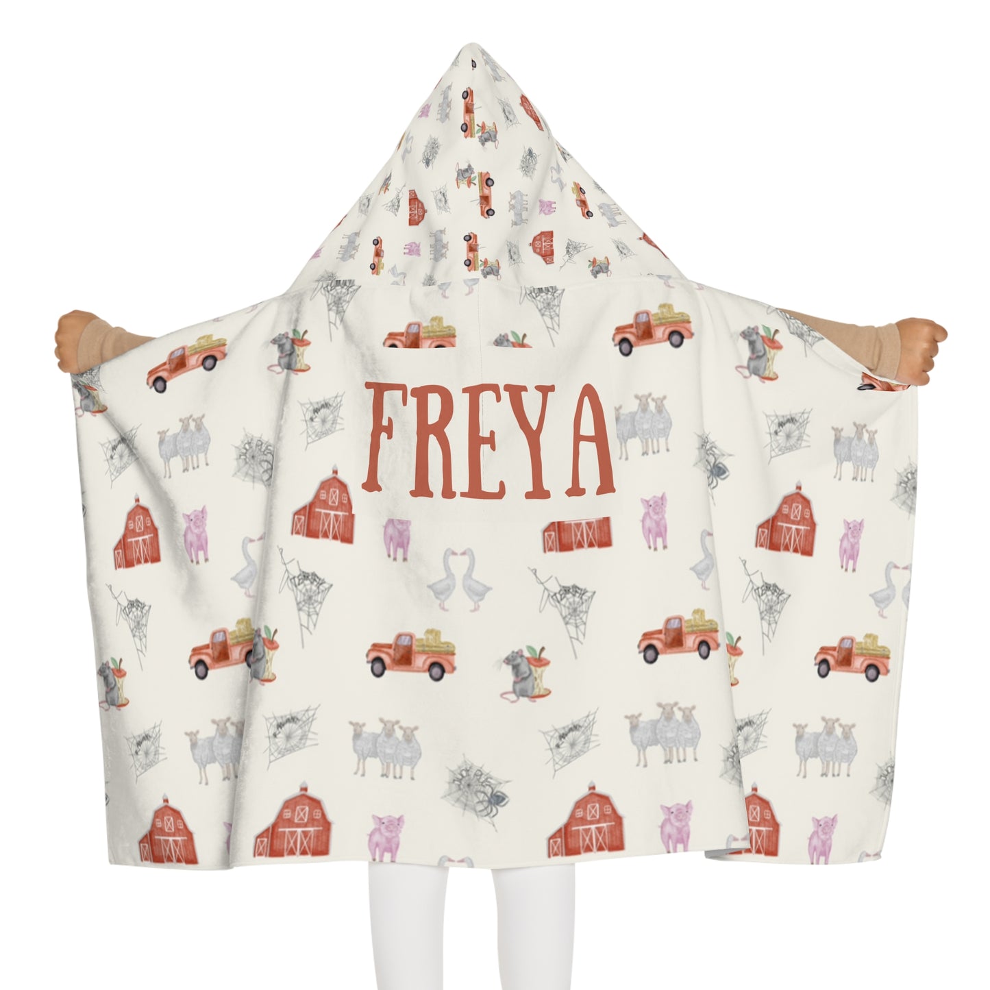 Some Pig Youth Hooded Towel (INCLUDE CUSTOM NAME & FONT OPTION IN NOTES AT CHECKOUT)