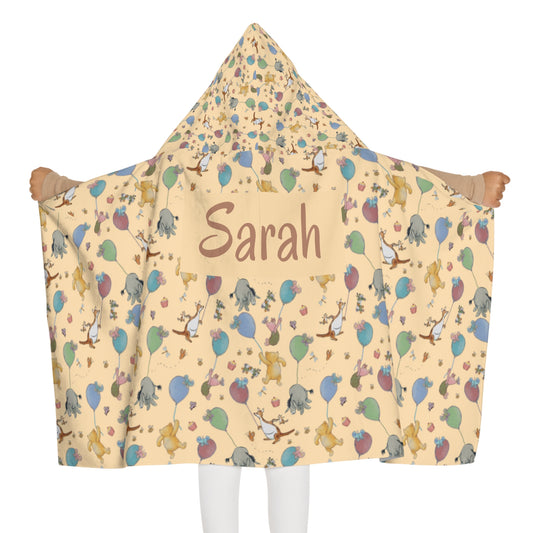 Beary Best Party Youth Hooded Towel (INCLUDE CUSTOM NAME & FONT OPTION IN NOTES AT CHECKOUT)