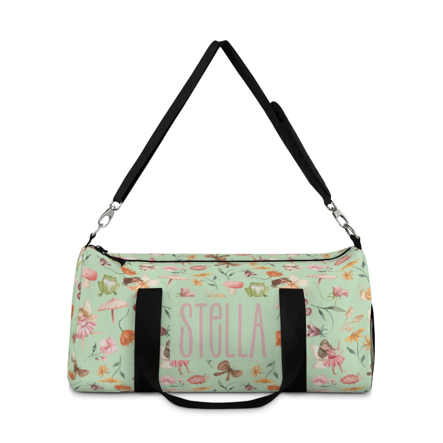 Whitton’s Fairy Garden Duffel Bag (INCLUDE CUSTOM NAME & FONT OPTION IN NOTES AT CHECKOUT)