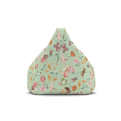 Whitton’s Fairy Garden Bean Bag Chair Cover (INCLUDE CUSTOM NAME & FONT OPTION IN NOTES AT CHECKOUT)