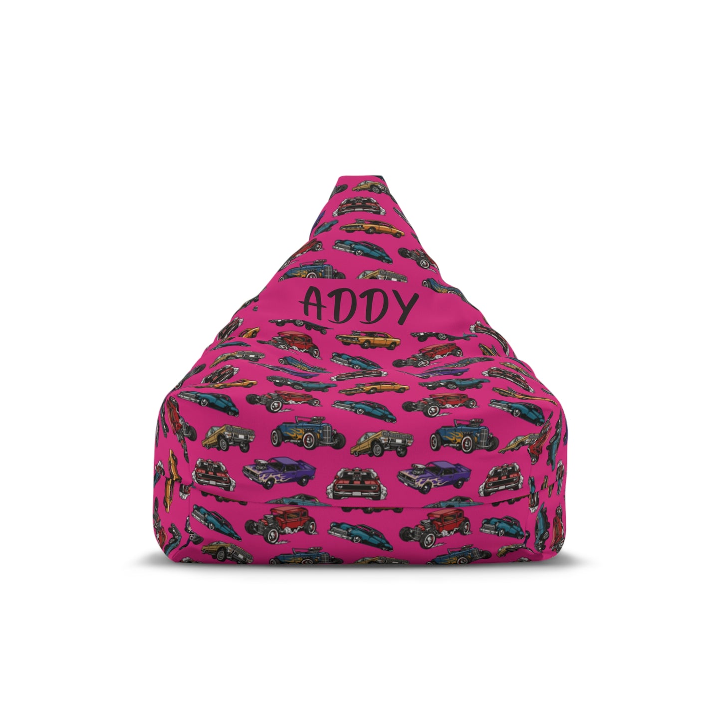 Hotrod Rose Bean Bag Chair Cover (INCLUDE CUSTOM NAME & FONT OPTION IN NOTES AT CHECKOUT)