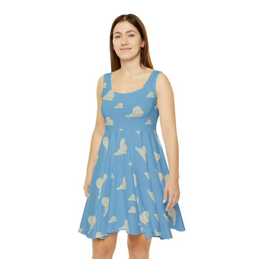 Clouds Skater Dress