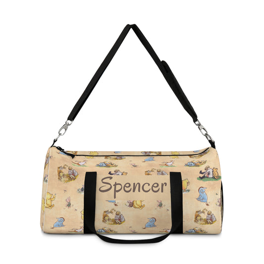 Beary Best Friends Duffel Bag  (INCLUDE CUSTOM NAME & FONT OPTION IN NOTES AT CHECKOUT)