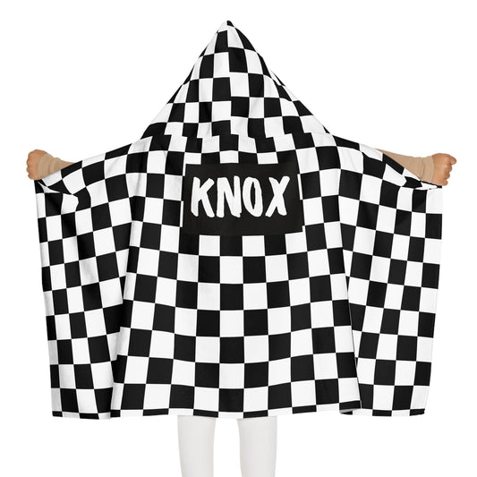 Checks Youth Hooded Towel (INCLUDE CUSTOM NAME & FONT OPTION IN NOTES AT CHECKOUT)