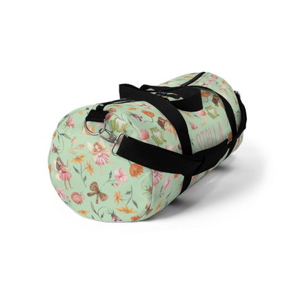 Whitton’s Fairy Garden Duffel Bag (INCLUDE CUSTOM NAME & FONT OPTION IN NOTES AT CHECKOUT)