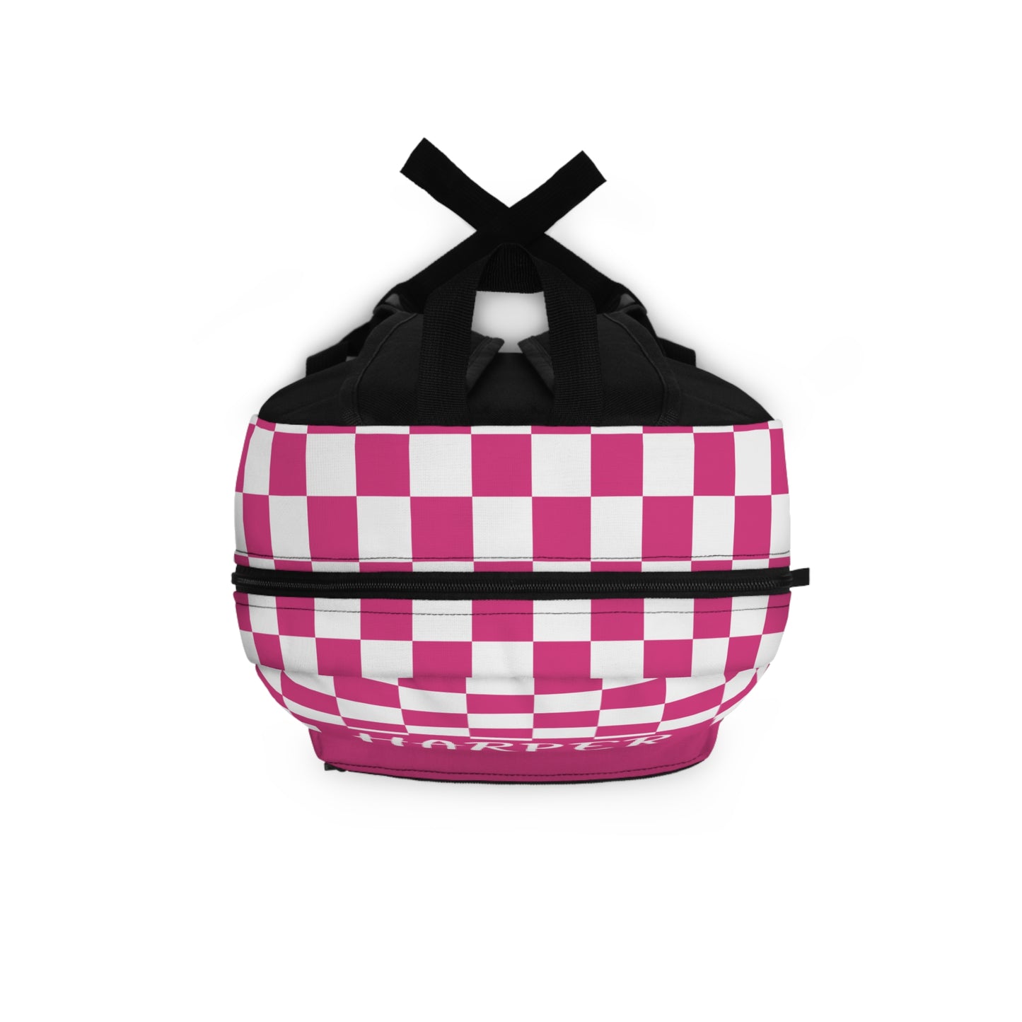 Pink Checks Backpack (INCLUDE CUSTOM NAME & FONT OPTION IN NOTES AT CHECKOUT)