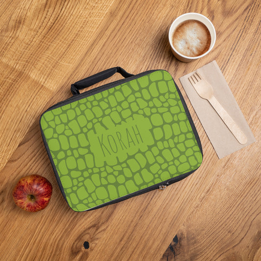 Croc Lunch Bag (INCLUDE CUSTOM NAME & FONT OPTION IN NOTES AT CHECKOUT)