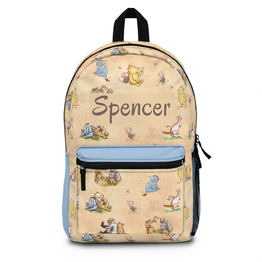 Beary Best Friends Backpack (INCLUDE CUSTOM NAME & FONT OPTION IN NOTES AT CHECKOUT)