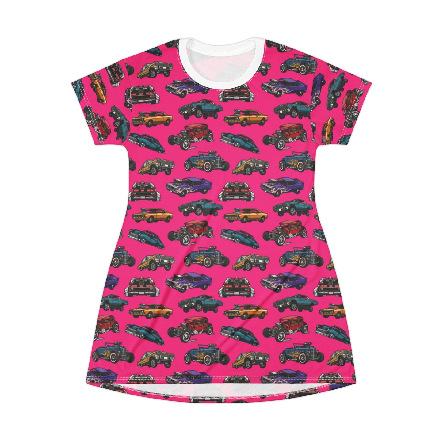 Hotrod Rose T-Shirt Dress